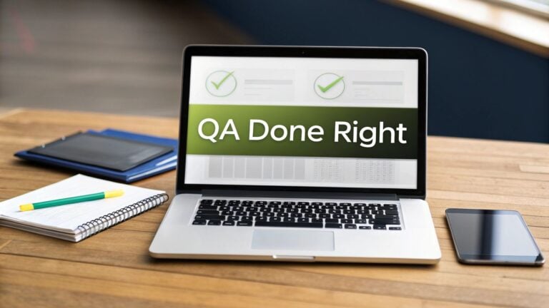 Online Course Quality Assurance Done Right