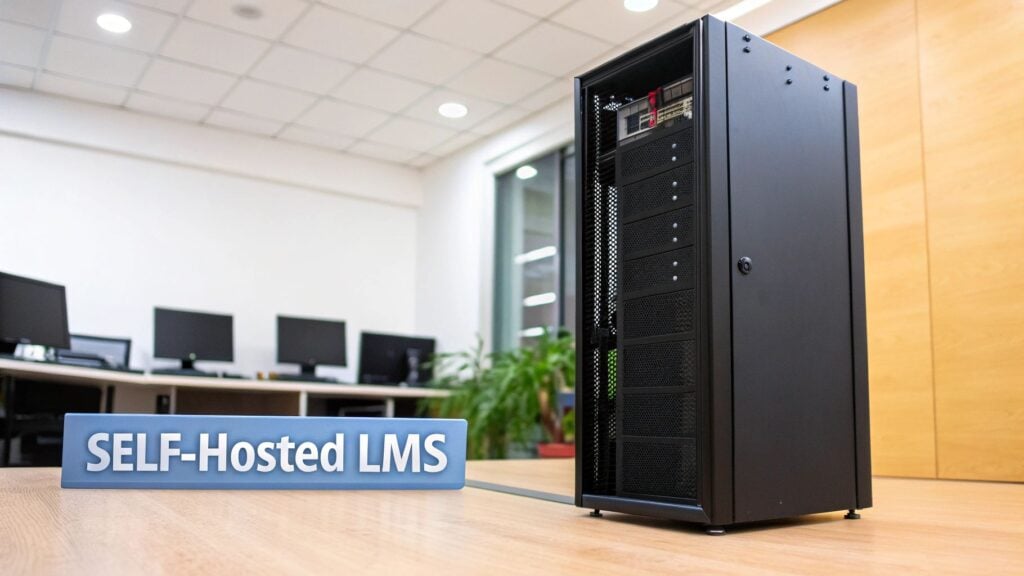 self hosted lms