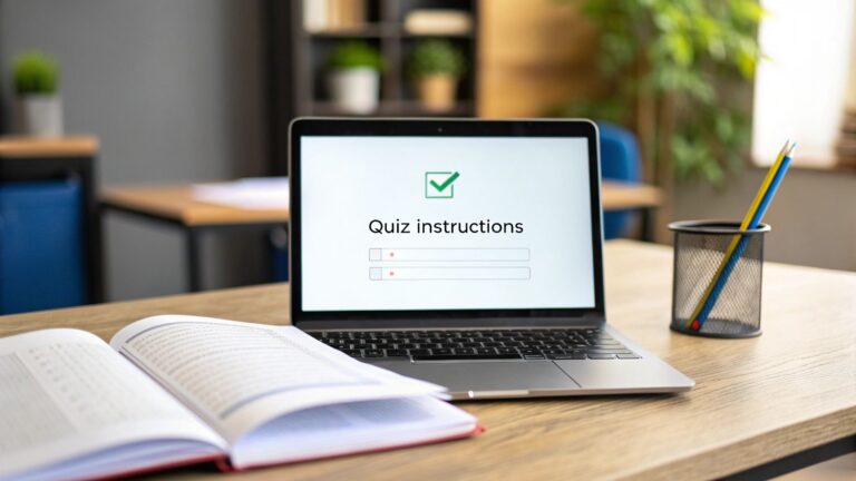 Clear Instructions for a Quiz That Works