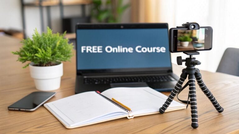 Create Online Course for Free: 4 Simple Steps to Get Started