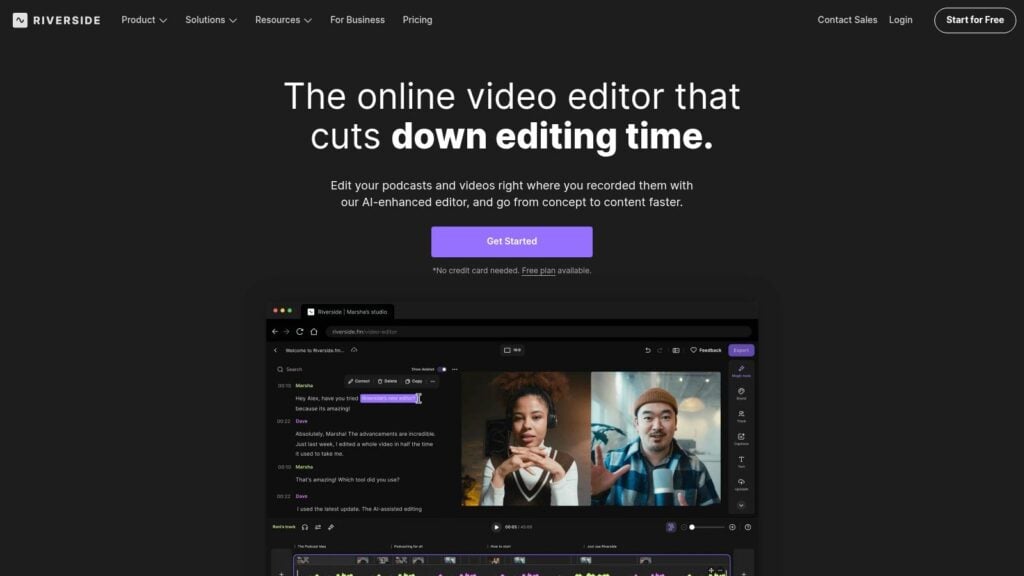 Screenshot from https://riverside.fm/magic-editor