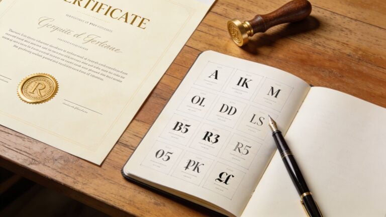 Fonts for Certificates That Look Professional & Impress