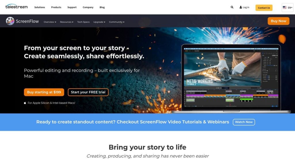 Screenshot from https://www.telestream.net/screenflow/overview.htm
